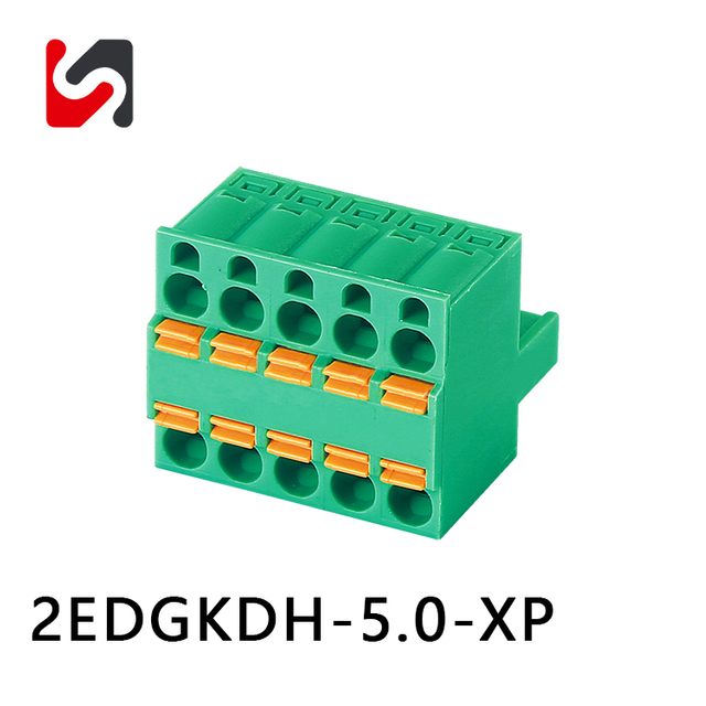 SHANYE BRAND 2EDGKDH-5.0 300V 2 pin 2.54mm pitch pluggable screw terminal block