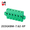 2EDGKBM-7.62 300V 7.62 MM pitch high quality competitive price Plug-in Terminal Blocks with flang