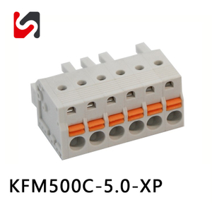SHANYE BRAND KFM500C-5.0 300V Promotion hot sale male female pcb connector 5.0mm straight