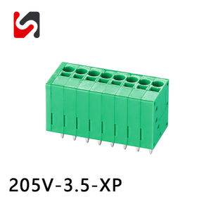 SHANYE BRAND 205V-3.5 Phoenix-Klemmenleiste mit 3,5 mm Rastermaß, elektrischer Leiterplatten-Anschlussblock für Leiterplattenlieferanten