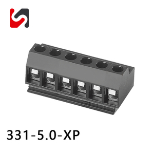 SHANYE BRAND SY331-5.0 300V 15A hot sale screw terminal block 5.0 mm pitch for pcb