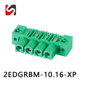 O bloco terminal de distribui&ccedil;&atilde;o da marca Shanye 2EDGRBM-10.16 com flange substitui a venda quente de Phoenix