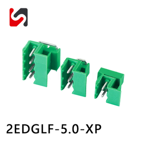 2EDGLF-5.0 Bloco de conector el&eacute;trico de 3 vias com cabo de 300 V