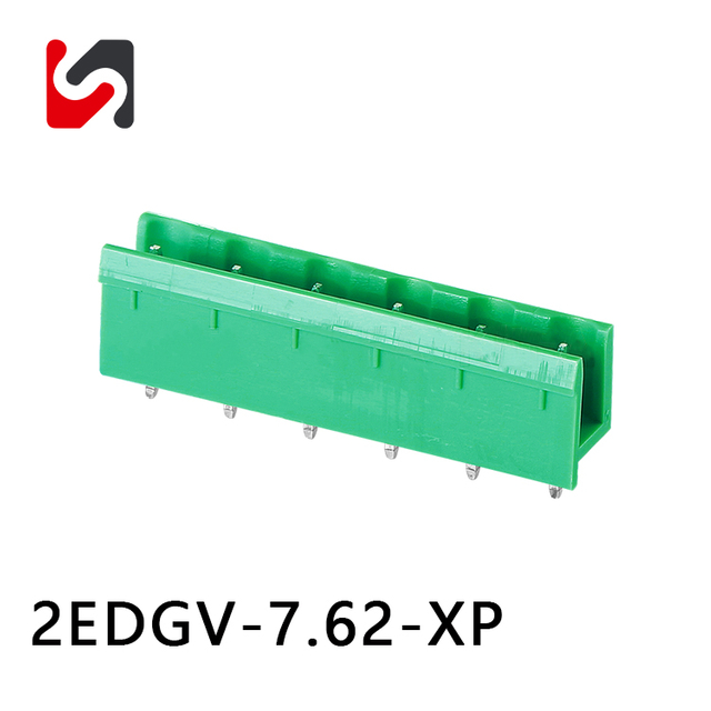SHANYE BRAND 2EDGV-7.62 300V hot sale 7.62MM pitch phoenix type pluggable terminal block for wire connect supplyer