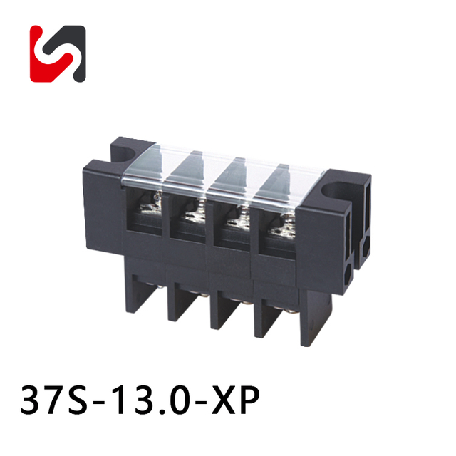 SHANYE BRAND 37S-13.0 300V 13.0mm pitch hot sale terminal barrier block strip connector with cover high quality supplyer
