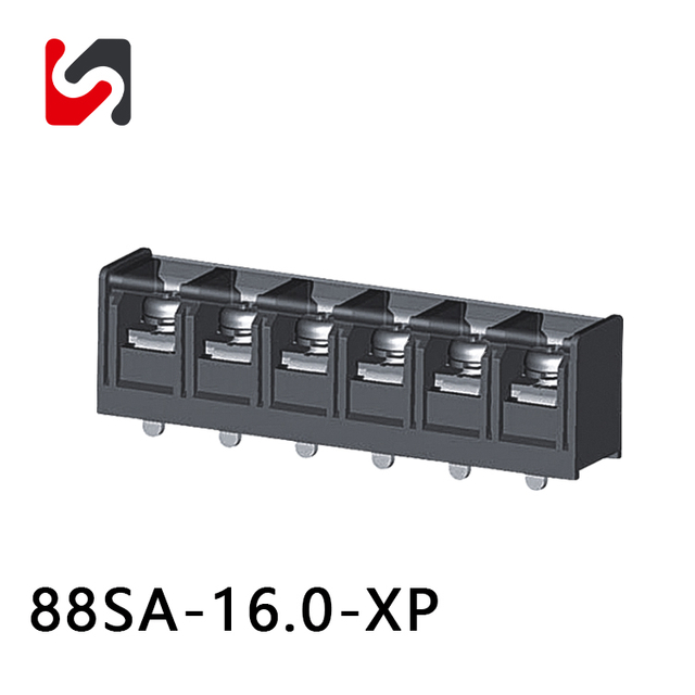barrier terminal block manufacturers 88SA-16.0 600V 65A 16.0mm pitch hot sale barrier strip connector supplyer