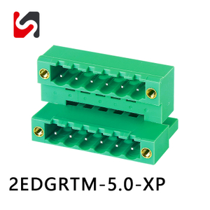 Marca shanye 2edgrtm-5.0 5.0mm de pitch de boa qualidade melhor preço bloqueio de terminal feminino feminino feminino 