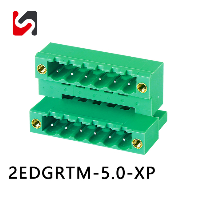 SHANYE BRAND 2EDGRTM-5.0 5.0mm pitch good quality better price pluggable terminal blocks male female 