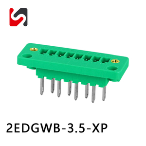2EDGWB-3.5 300V Through wall Pluggable Terminal Blocks with flang manufacturer 