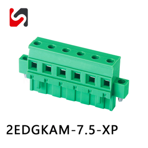 2EDGKAM-7.5 300 V 10A fornecedor de blocos terminais conect&aacute;veis ​​de alta qualidade e melhor pre&ccedil;o para pcb 