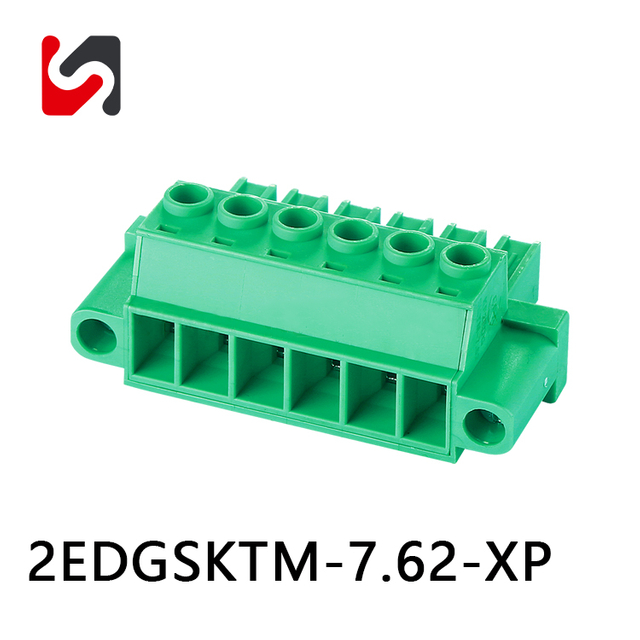 SHANYE BRAND 2EDGSKTM-7.62 300V newest model 7.62mm phoenix pluggable terminal block male and female made in china