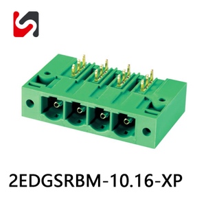 SHANYE BRAND 2EDGSRBM-10.16 big current 65A 10.16mm phoenix pluggable terminal block male hot sale 