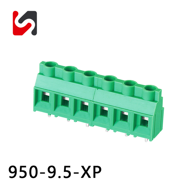 SHANYE BRAND SY950-9.5 300V 30A hot sale 9.5mm pitch pcb terminal block connector with ul supplyer