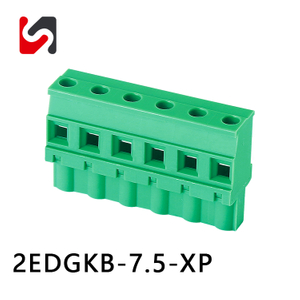 2EDGKB-7.5 300V 10A blocos de terminais plug-in de alta qualidade e melhor pre&ccedil;o para conex&atilde;o de fio