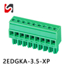 2EDGKA-3.5 300V steckbare Klemmenblöcke mit Flanschhersteller heißer Verkauf für Drahtverbindungen