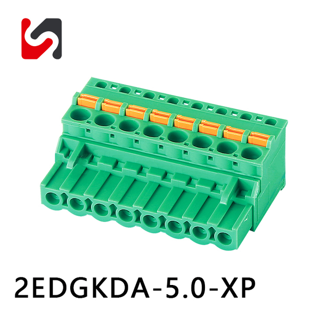 SHANYE BRAND 2EDGKDA-5.0 300V 5.0mm pcb connector plug -in terminal block supplyer