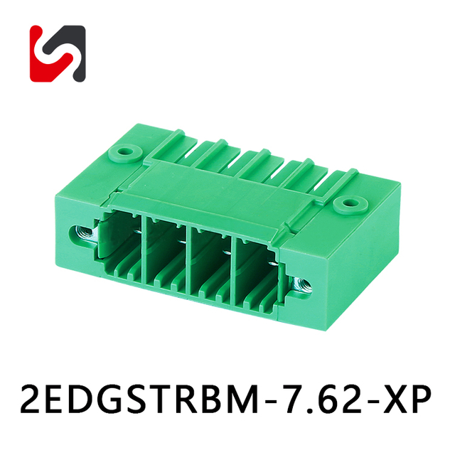 SHANYE BRAND 2EDGSTRBM-7.62 300V hot sale pcb connector phoinex model pluggable terminal blocks 7.62mm with flang