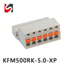 SHANYE BRAND KFM500RK-5.0 300V phoenix pluggable terminal block 5.0mm pitch male 2P-24P