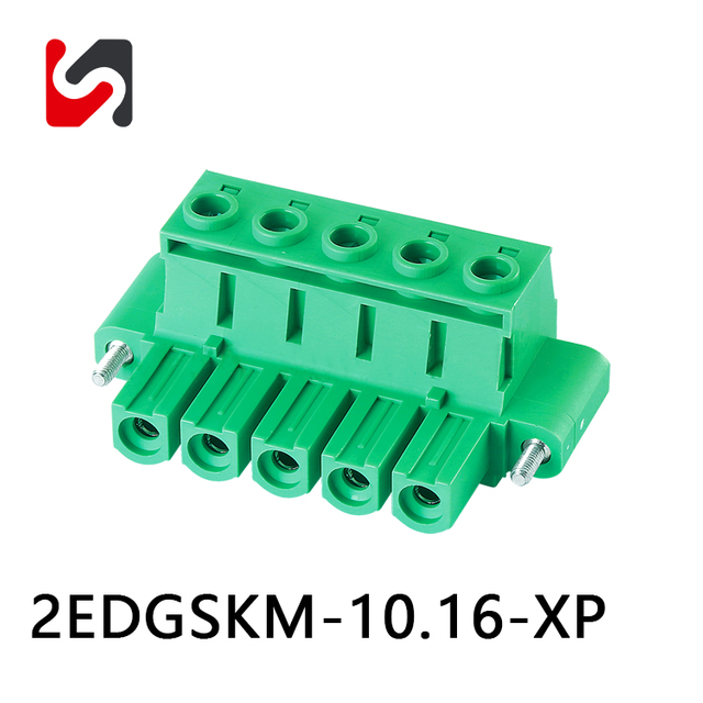 SHANYE BRAND 2EDGSKM-10.16 600V hot sale 10.16mm pluggable terminal block female made in china