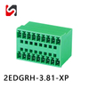 SHANYE BRAND 2EDGRH-3.81 3.81mm phoenix pluggable terminal block connector male for pcb