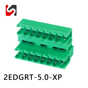 Shanye Brand 2EDGRT-5.0 5.0 mm Bloqueos de terminal de venta caliente Bloques de terminal enchufables hembra para PCB hecha en China