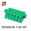 SHANYE BRAND 2EDGKCM-7.62 300V Hot sale 4p plug in terminal block 45 degree wire connect 7.62mm 