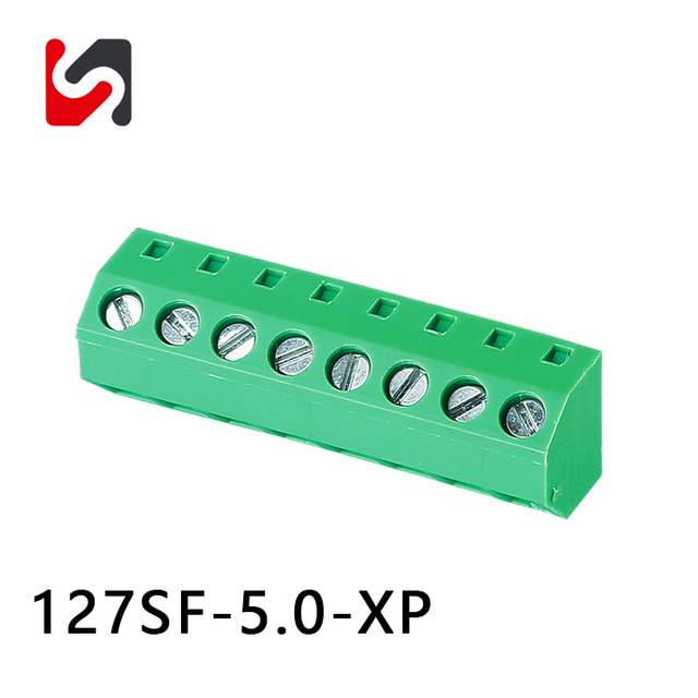 SHANYE BRAND SY127SF-5.0 300V 10A hot sale 5.0mm pitch phoenix pcb terminal screw supplyer