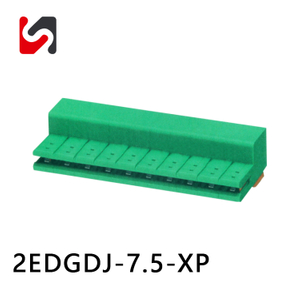 2EDGDJ-7.5 300V tipo plug&aacute;vel de terminal de parafuso de montagem pcb 
