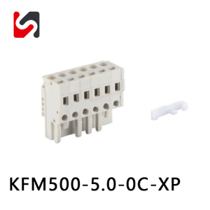 Shanye Marke KFM500-5.0c 300 V Besserer Preis 5,0 mm Steckablerblöcke Männliche Frau mit UL-Versorgung