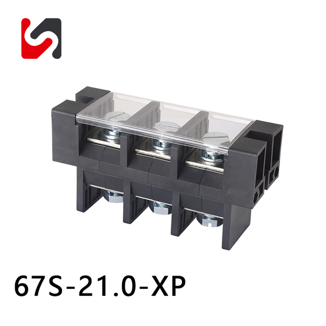 SHANYE BRAND 67S-27.0 600V 170A 27.0mm pitch hot sale double row panel mount barrier terminal block supplyer