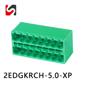 SHANYE BRAND 2EDGKRCH-5.0 300V pluggable terminal block panel mount