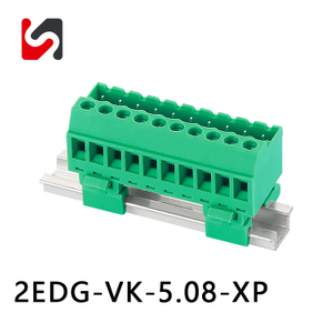 2EDG-VK-5,08 Terminali a binario DIN da 300 V Din Cina fornitore