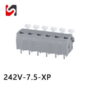 SHANYE BRAND 242V-7.5 Phoenix-Klemmenleiste mit 7,5 mm Rastermaß, 3-poliger elektrischer Anschlussblock