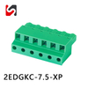 2EDGKC-7.5 300 V 10A blocos de terminais conectáveis ​​de alta qualidade passo de 7,5 mm para pcb