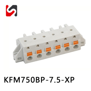 SHANYE BRAND KFM750BP-7.5 300V 10A Phoinex Substitua o fornecimento feminino de bloco machado em fêmea feminina feminina 