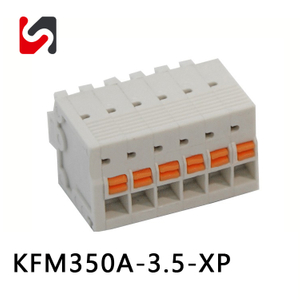 SHANYE Brand KFM350A-3.5 300V CONSIGLIATO 3,5 mm Phoenix Termine bloccanti a taglio maschio con ROHS