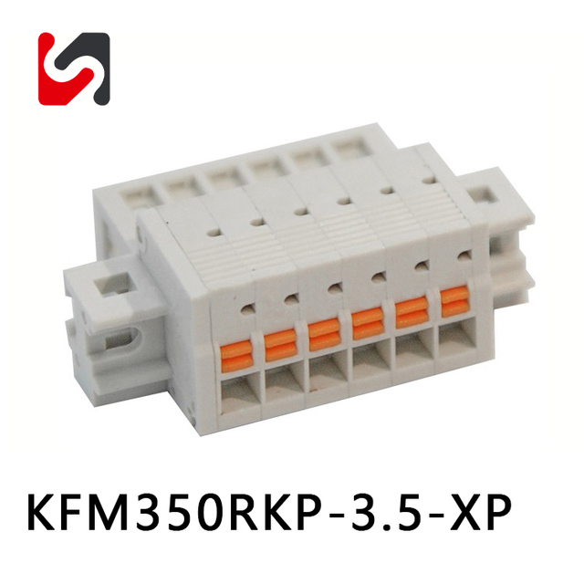 SHANYE BRAND KFM350RKP-3.5 300V good quality better price 3.5mm pluggable terminal blocks male female made in china