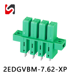 2EDGVBM-7.62 Grossista di blocchi connettori da 15 amp passo 7,62 V vendita calda da 600 V