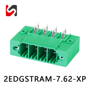 SHANYE BRAND 2EDGSTRAM-7.62 300V Newest model recomend 7.62MM pitch phoenix pluggable terminal blocks with flang ul